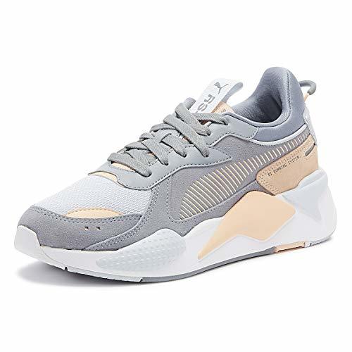 Fashion PUMA RS-X Reinvent Mujer Tradewinds Gris Zapatillas-UK 4