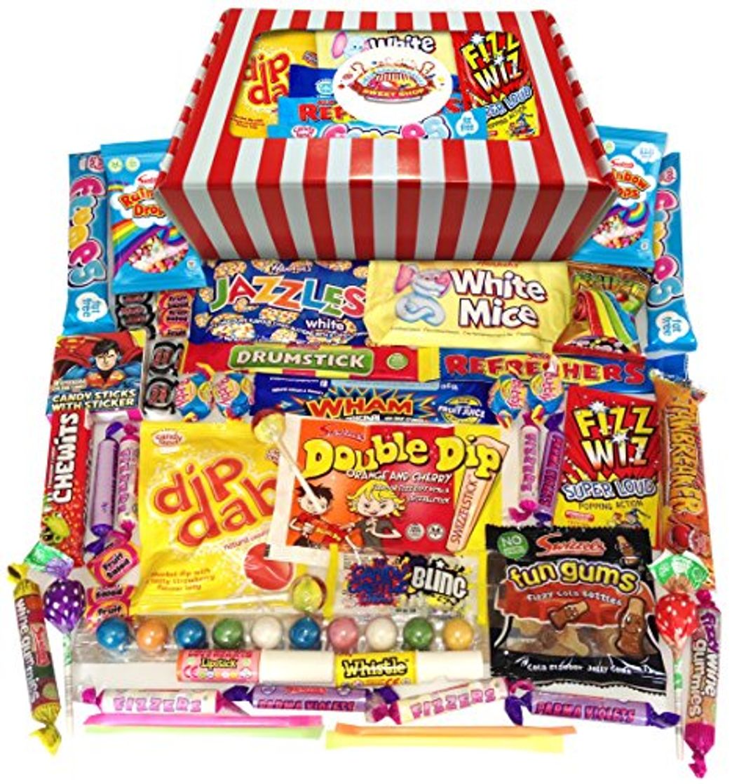 Producto Retro Sweets Gift Box! Candy Striped Sweet Hamper 770g