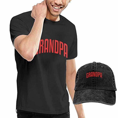 Lugar YNICKO Worlds Greatest Grandpa Tshirts Short Sleeve Denim Hat Men's