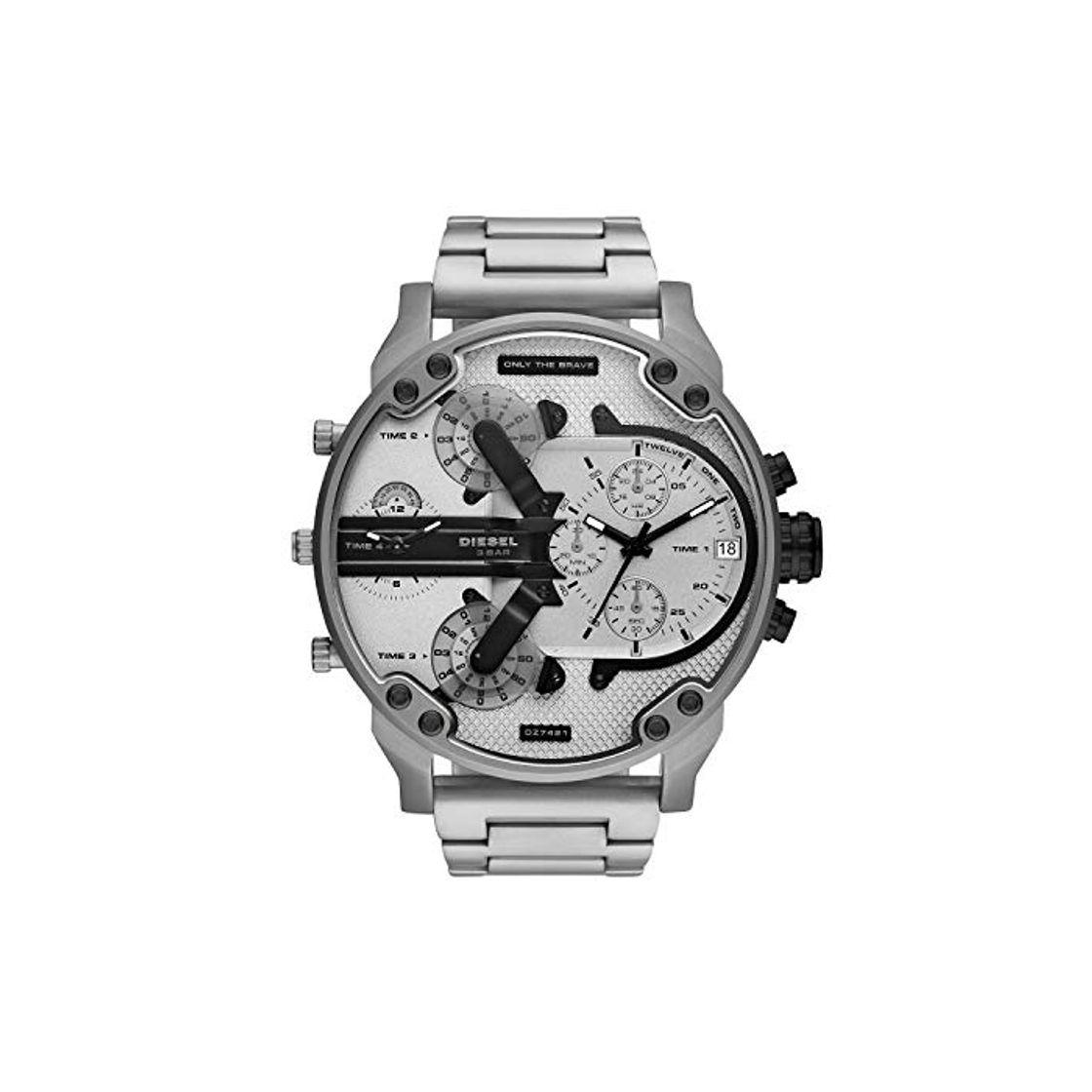 Fashion Diesel Reloj Analogico para Hombre de Cuarzo con Correa en Acero Inoxidable DZ7421