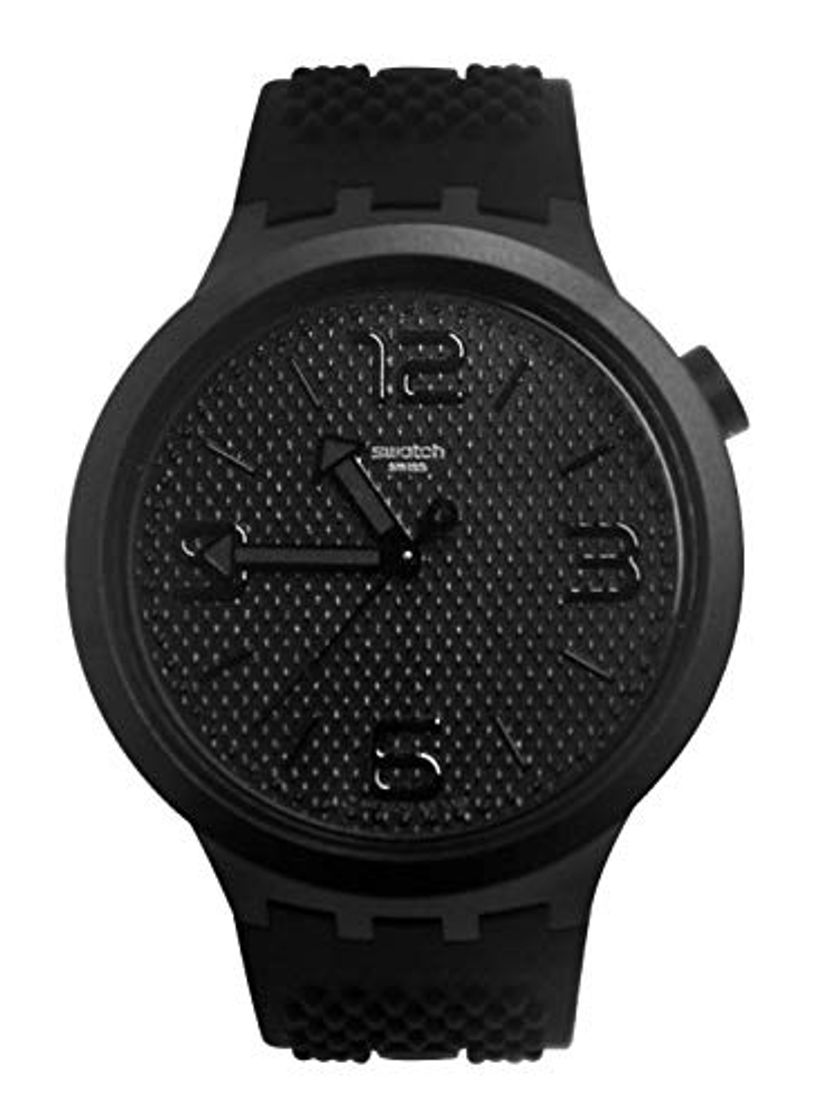 Moda Swatch Reloj Analógico para Hombre de Cuarzo con Correa en Silicona SO27B100