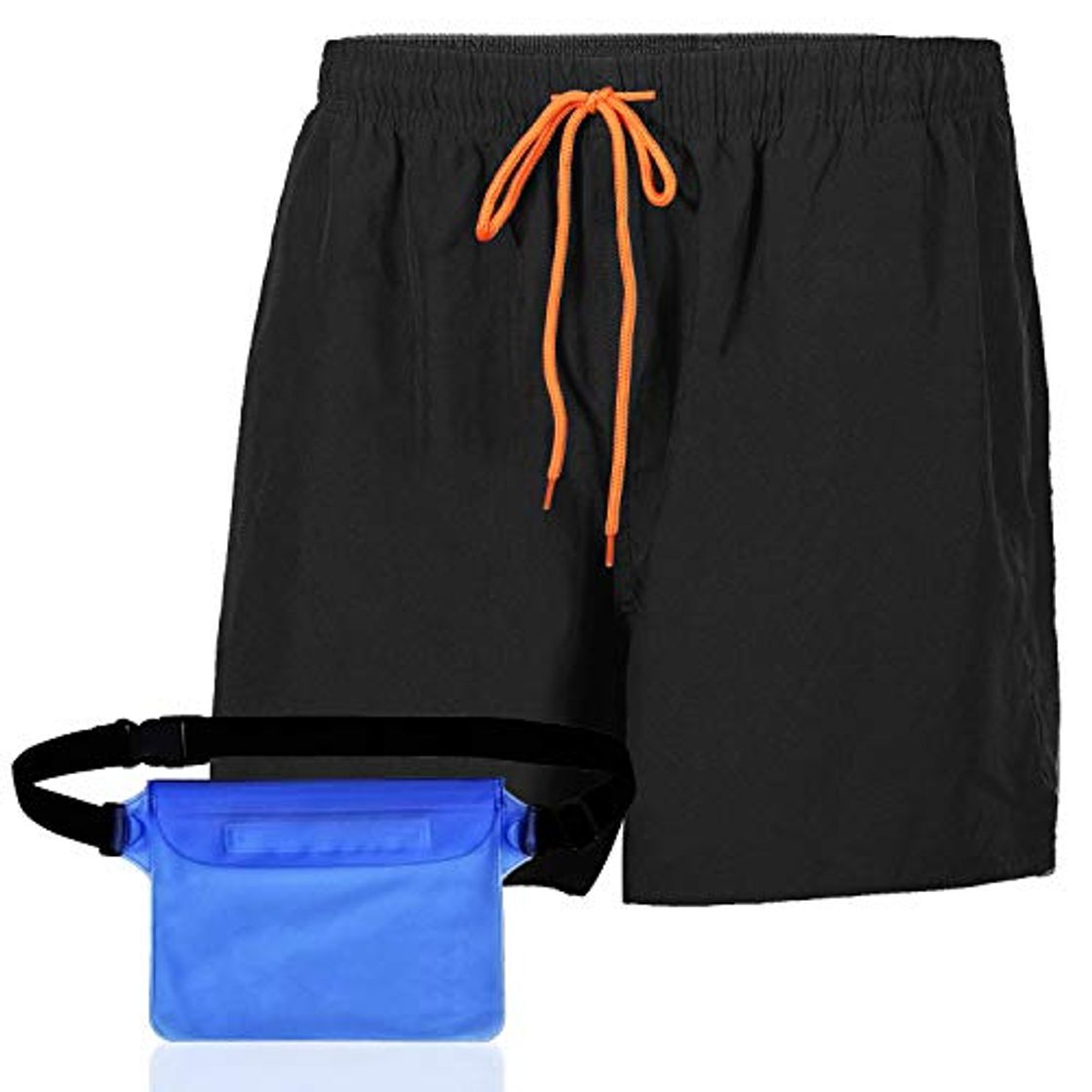 Lugar Rovtop Bañador de Natación para Hombre - Impermeables, Negros, Elasticidad, Secado Rápido