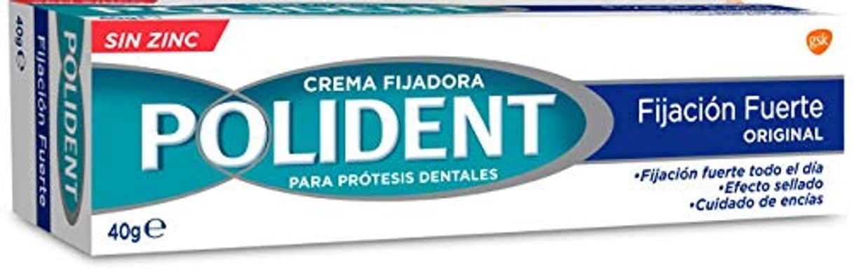 Products POLIDENT Crema Fijadora para dentaduras postizas Original 40 GR