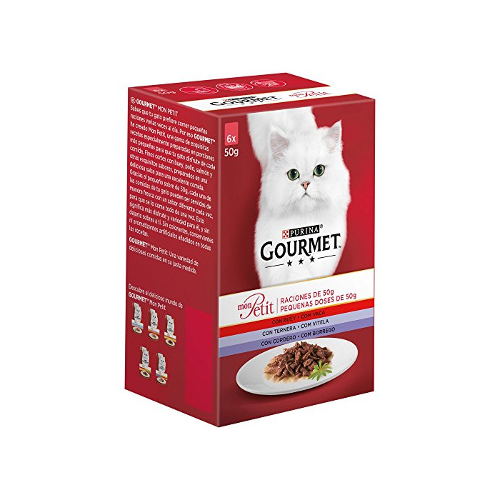 Producto Purina Gourmet Mon Petit comida para gatos Carnes 8 x [6 x