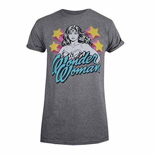 Producto DC Comics Wonder Woman-WW Stance Camiseta, Gris