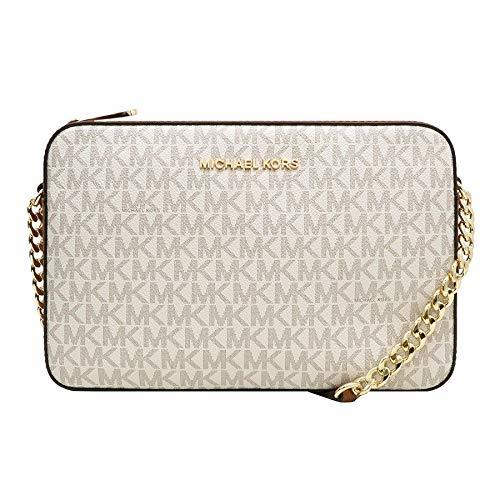 Fashion Michael Kors Jet Set - Bolso bandolera para mujer, Marrón