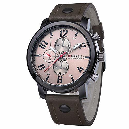 Social Festnight Curren 8192 Cuarzo Hombre Reloj Moda única Deporte Casual Marca Reloj