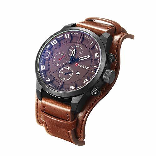 Producto Festnight Curren 8225 Cuarzo Reloj de Moda Hombre Reloj Marca de fábrica