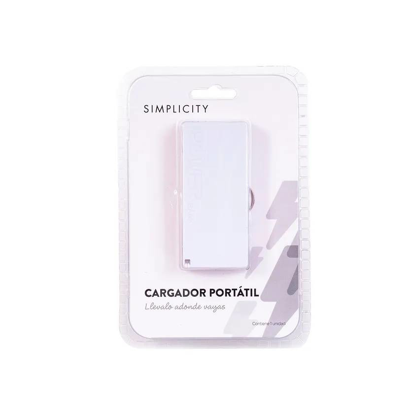 Social Cargador portatil Simplycity