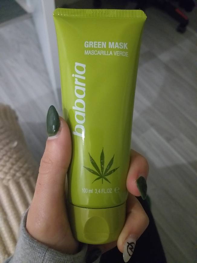 Moda Mascara Facial Verde Cannabis