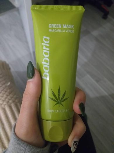 Mascara Facial Verde Cannabis