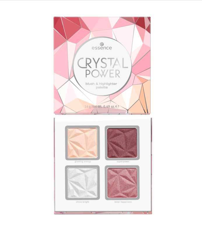 Fashion Crystal Power Blush & Highlighter Palette ESSENCE Paleta de ...