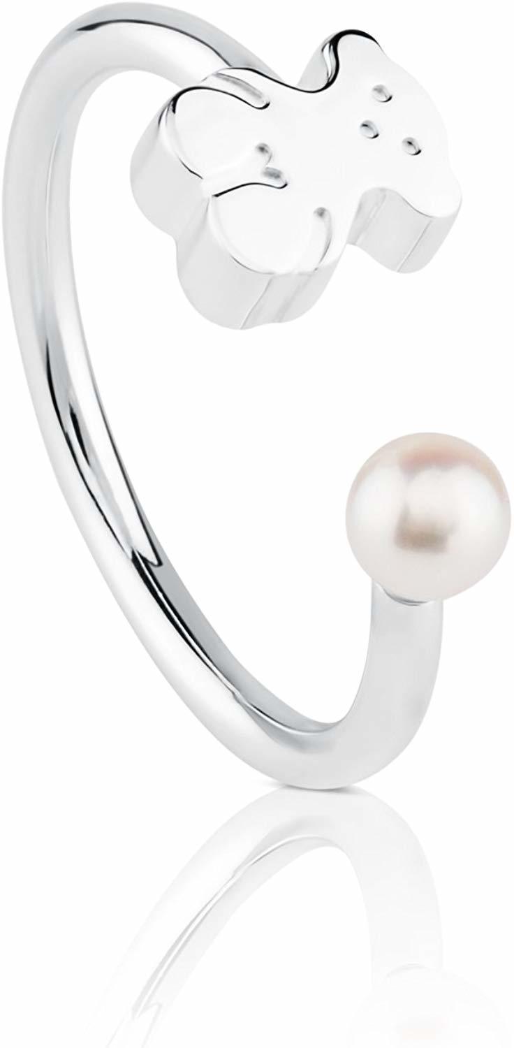 Social TOUS Sweet Dolls - Anillo de Plata de Primera Ley con Motivo