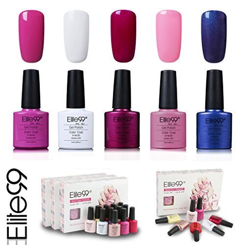 Belleza Elite99 Esmalte de Uñas Semipermanente Uñas de Gel UV LED Kit de