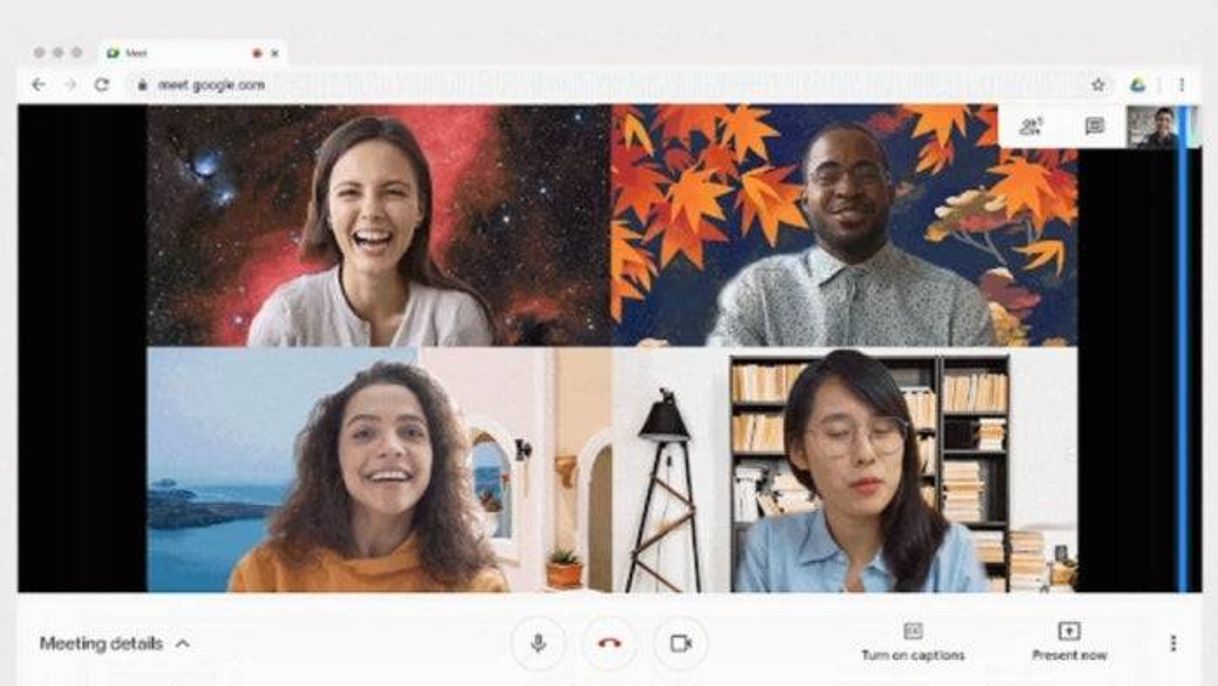 Moda Cómo cambiar el fondo en Google Meet 💥