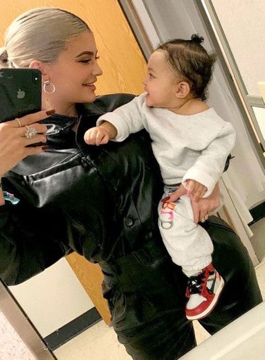 Kylie and stormi