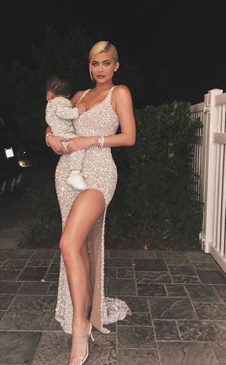 Kylie and stormi