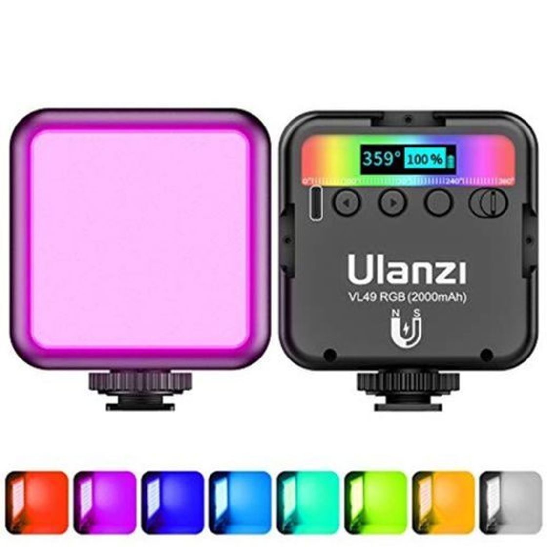 Electronic ULANZI Luz de Relleno RGB Fotografía Vídeo