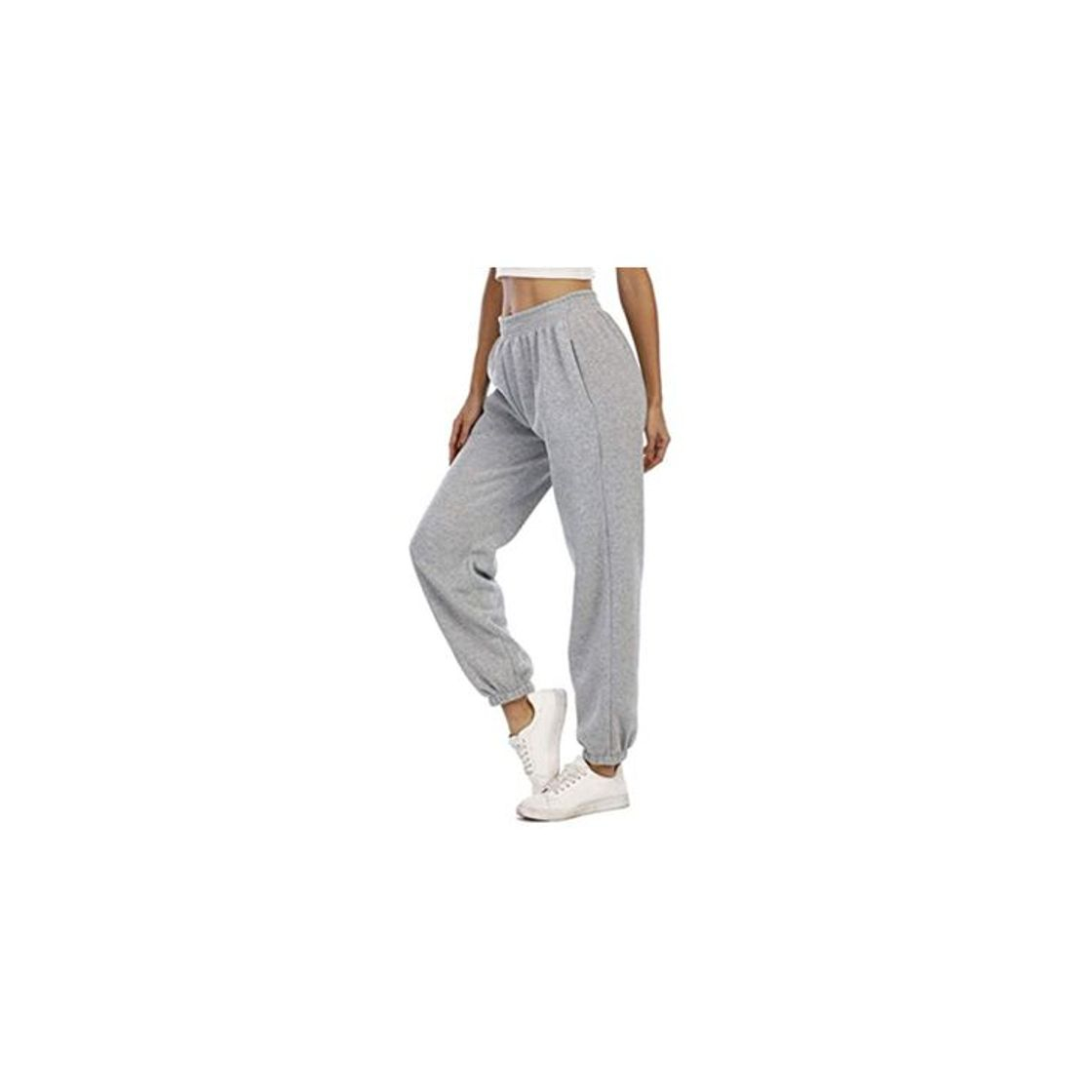 Fashion MoneRffi Mujer Pantalones Jogging Elastica Cintura Comodo Largos Pantalón Deportiva Deportes Jogger Pants Pantalon Chandal con Bolsillos Sweatpants Casual