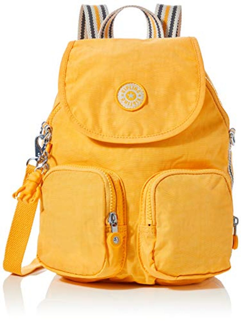 Moda Kipling Firefly Up, Mochilas para Mujer, Amarillo