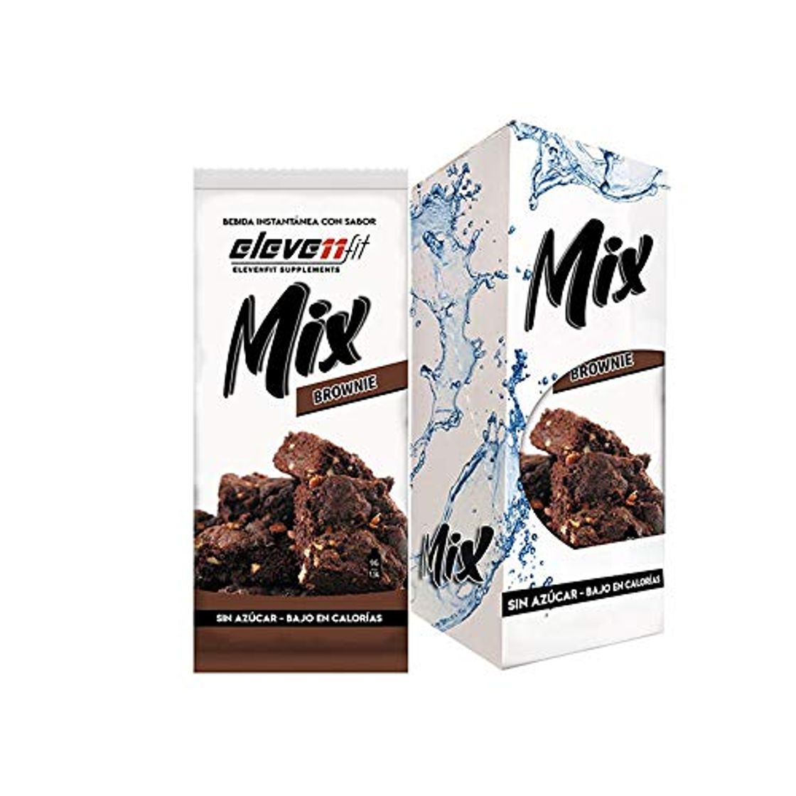 Lugar CAJA DE 12 SOBRES MIX SABOR BROWNIE SIN AZÚCAR