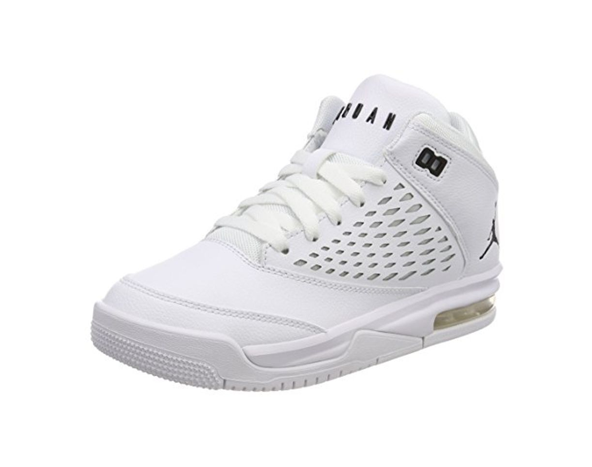 Social Nike Jordan Flight Origin 4 Bg, Zapatos de Baloncesto Unisex Adulto, Blanco