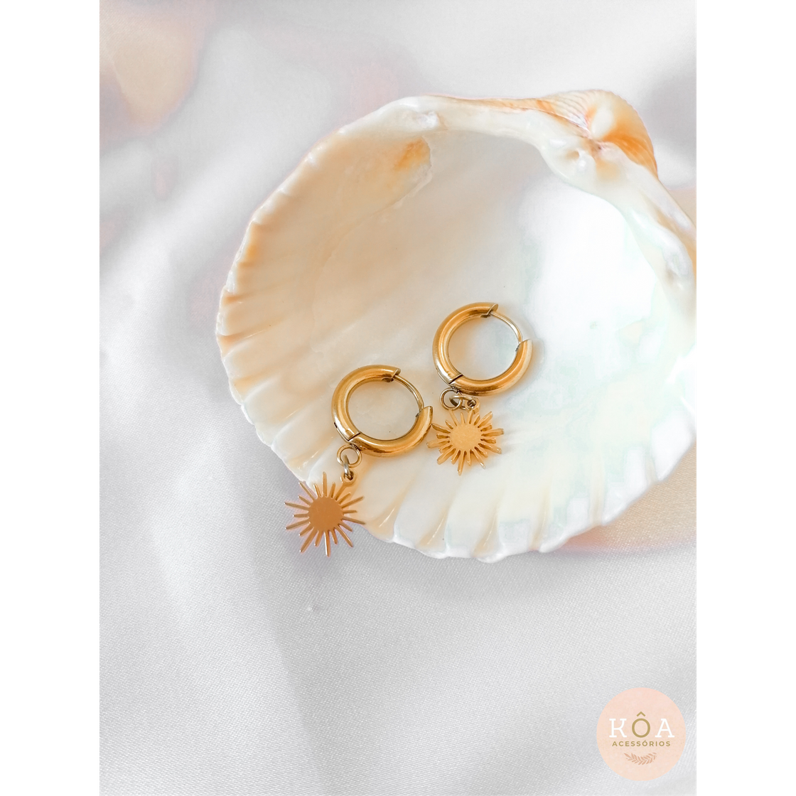 Social SOL ~ Argolas com Pendente