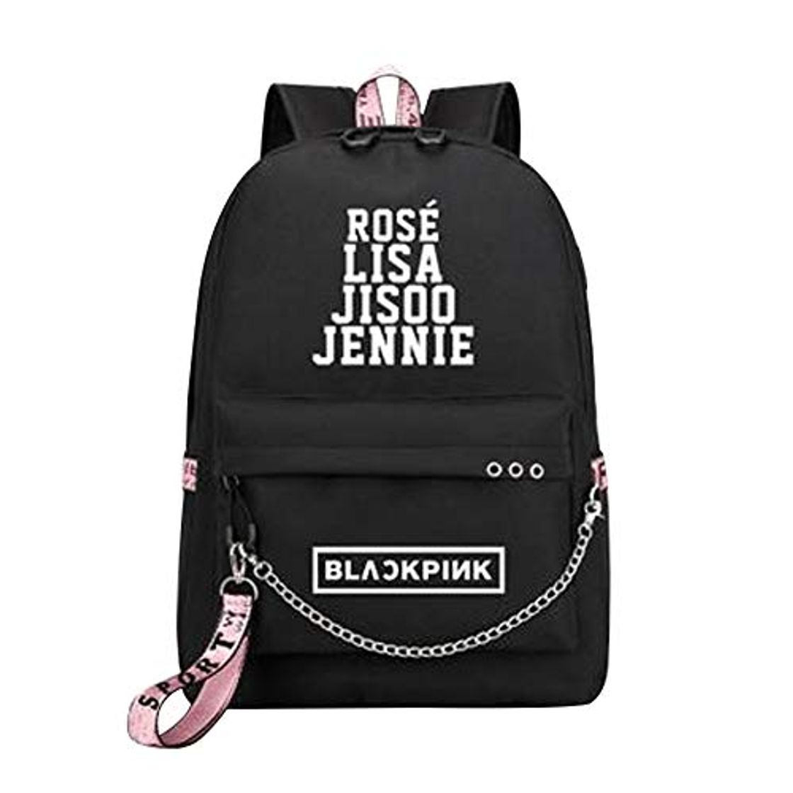 Product URMOSTIN BLACKPINK Mochila Escolares con Puerto de Carga USB Casual College Estudiante