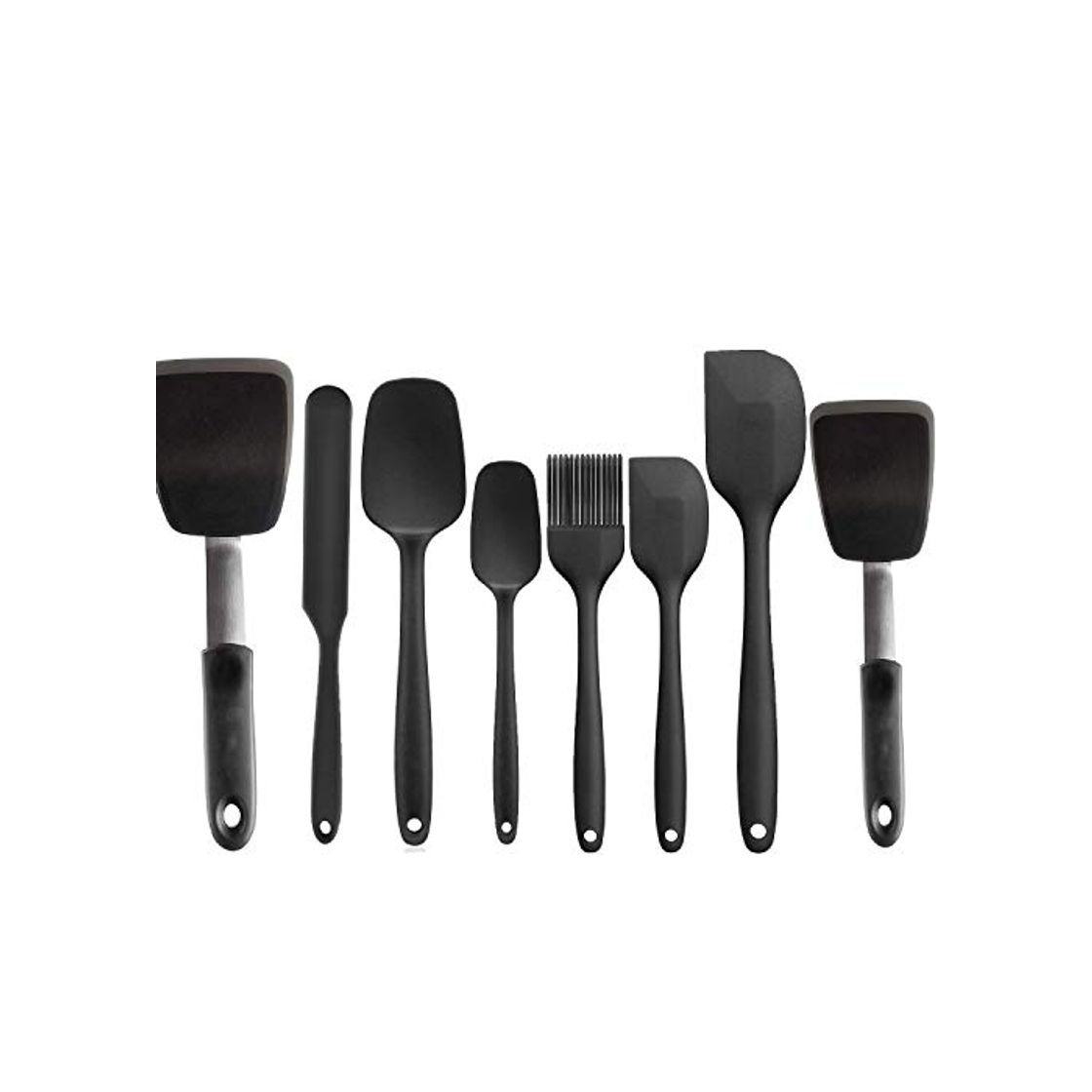 Products NOBRANDED Utensilios de Cocina de Silicona Resistentes al Calor, 8 Piezas Espátulas