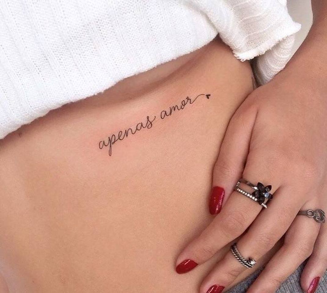 Moda Tatuagem frase