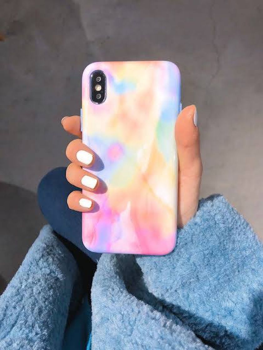 Moda Capinha de celular Tiedye