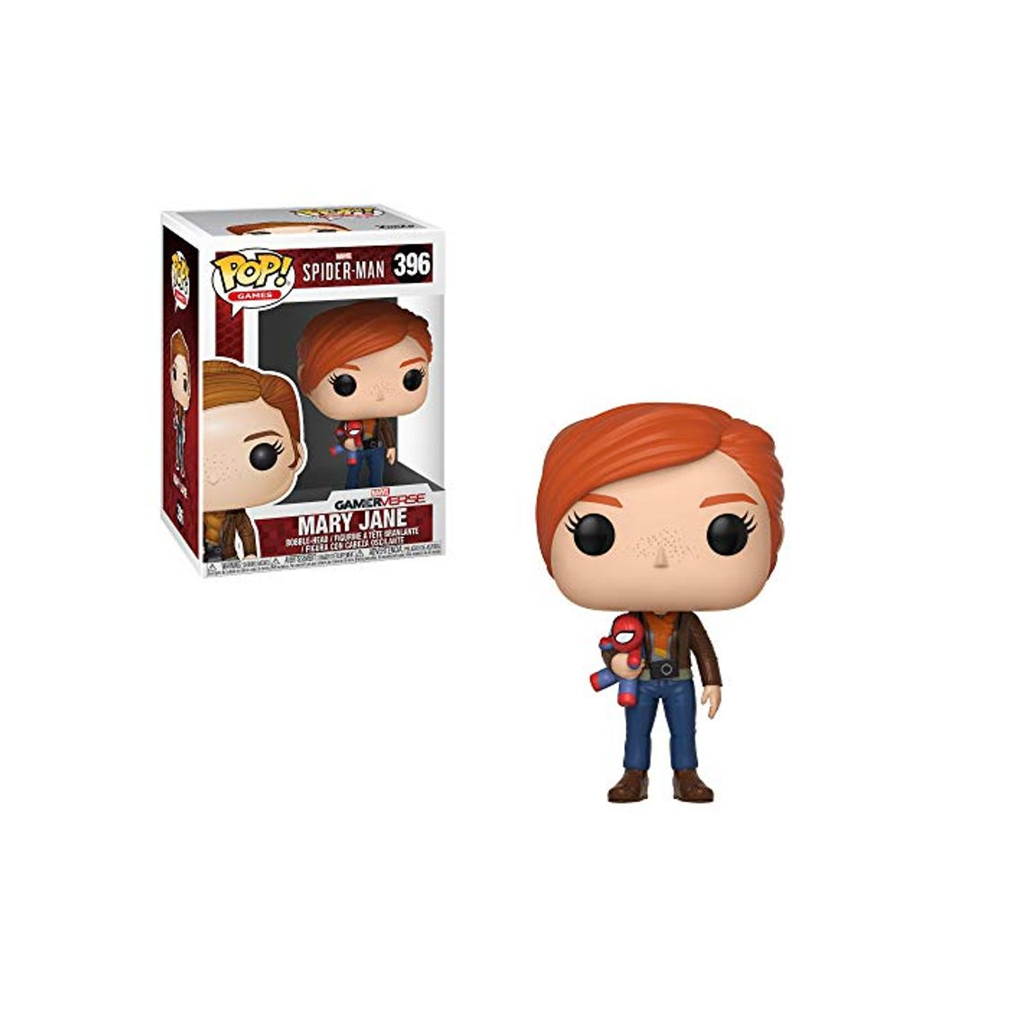 Social Funko Pop!- Pop Games: Marvel-Spider-Man Series 1-Mary Jane