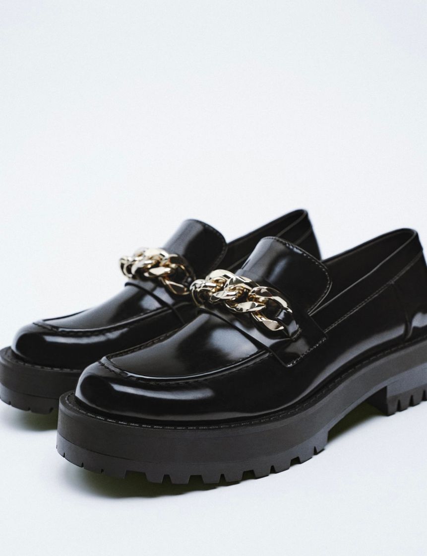 Moda CHAIN LOAFERS - Black