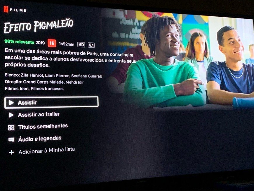 Película Filme Efeito Pigmaleão