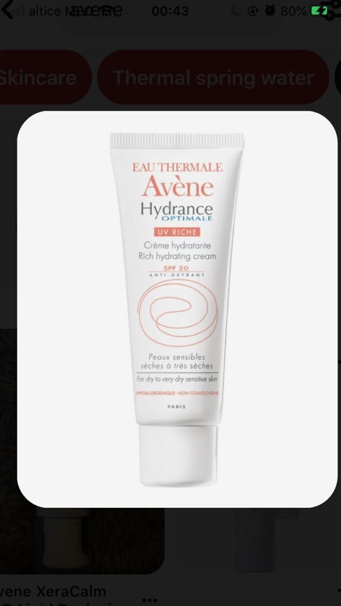 Beauty AVENE