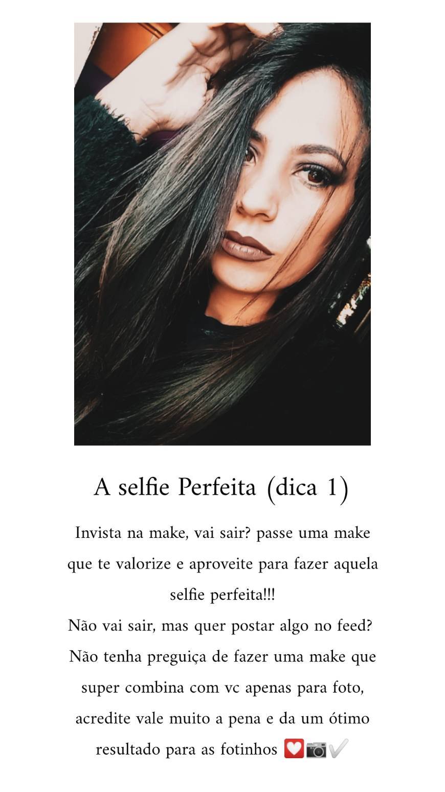 Moda Dicas de selfies (n.1)