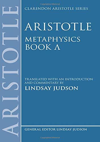 Aristotle, Metaphysics Lambda
