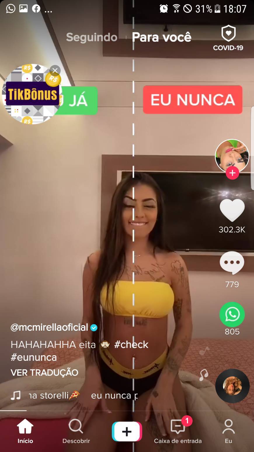 Moda TIKTOK APLICATIVO PAGANDO MUITO BEM RECOMENDO DEMAIS 