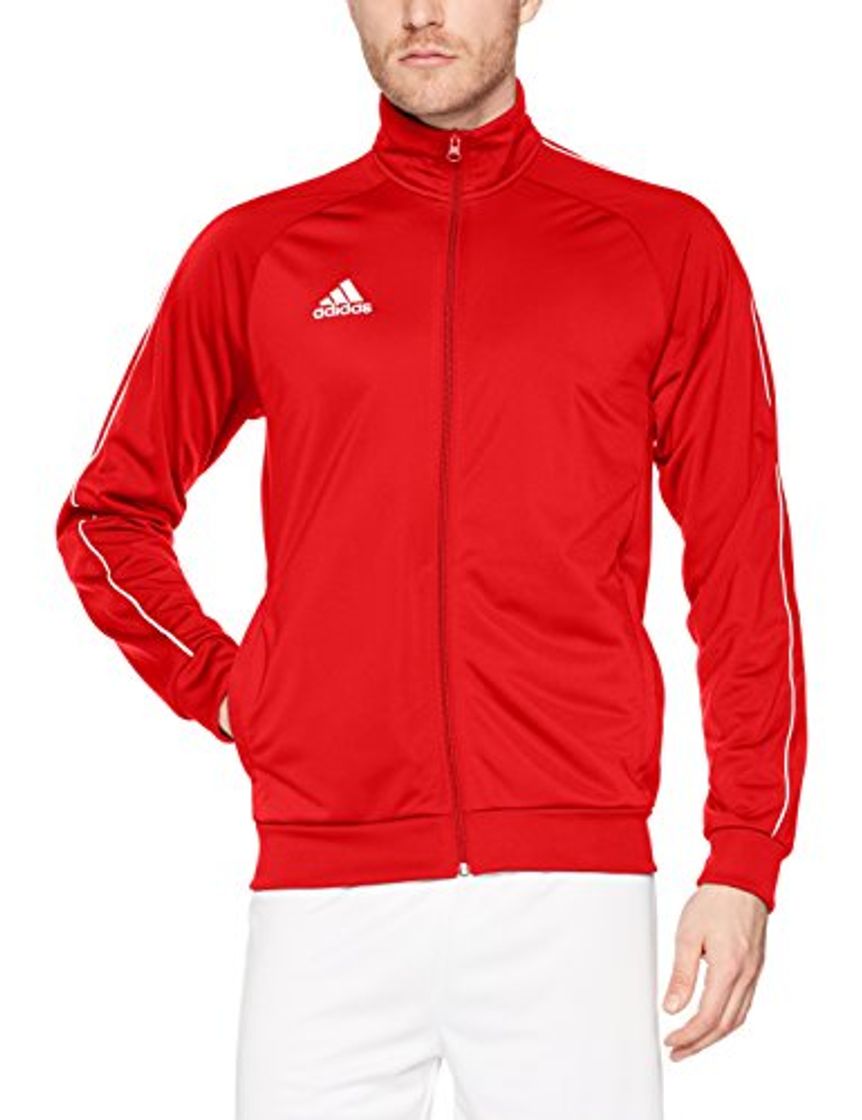 Social adidas Core18 PES Jkt Chaqueta, Hombre, Rojo