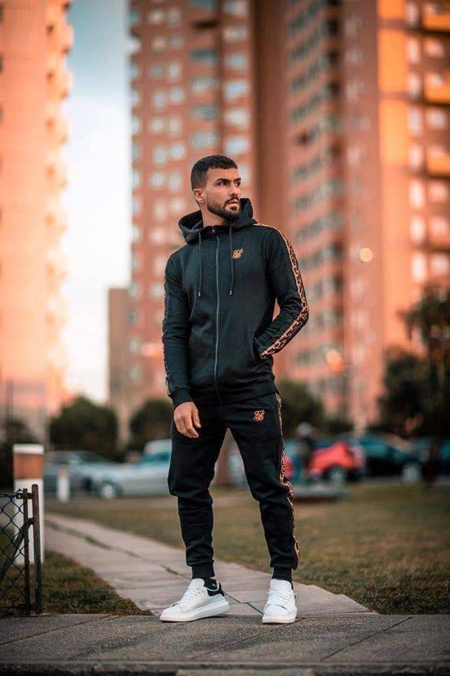 Social Sik Silk Panel Tracksuit