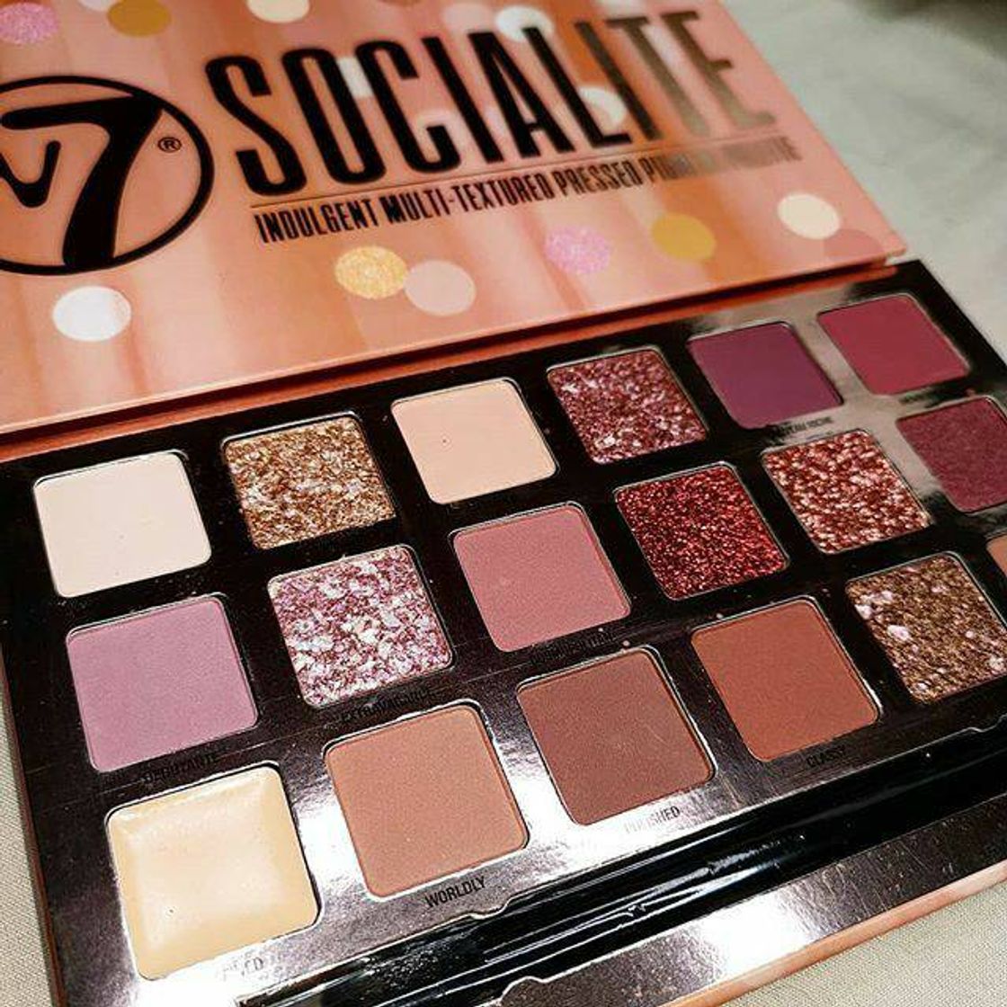 Moda W7 - Paleta de sombras Socialite