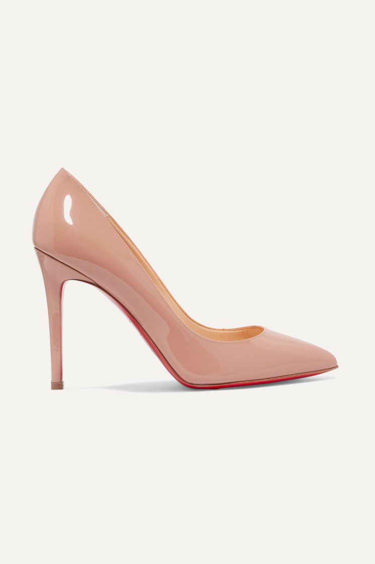 Fashion Neutral Pigalle 100 patent-leather pumps | Christian Louboutin ...