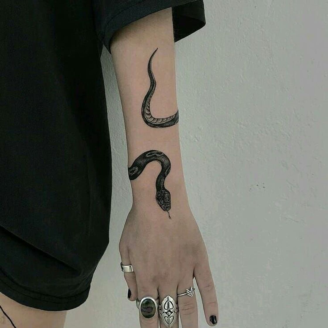 Moda Sei que cobras são perigosas mas até eu tatuava uma dessas😍