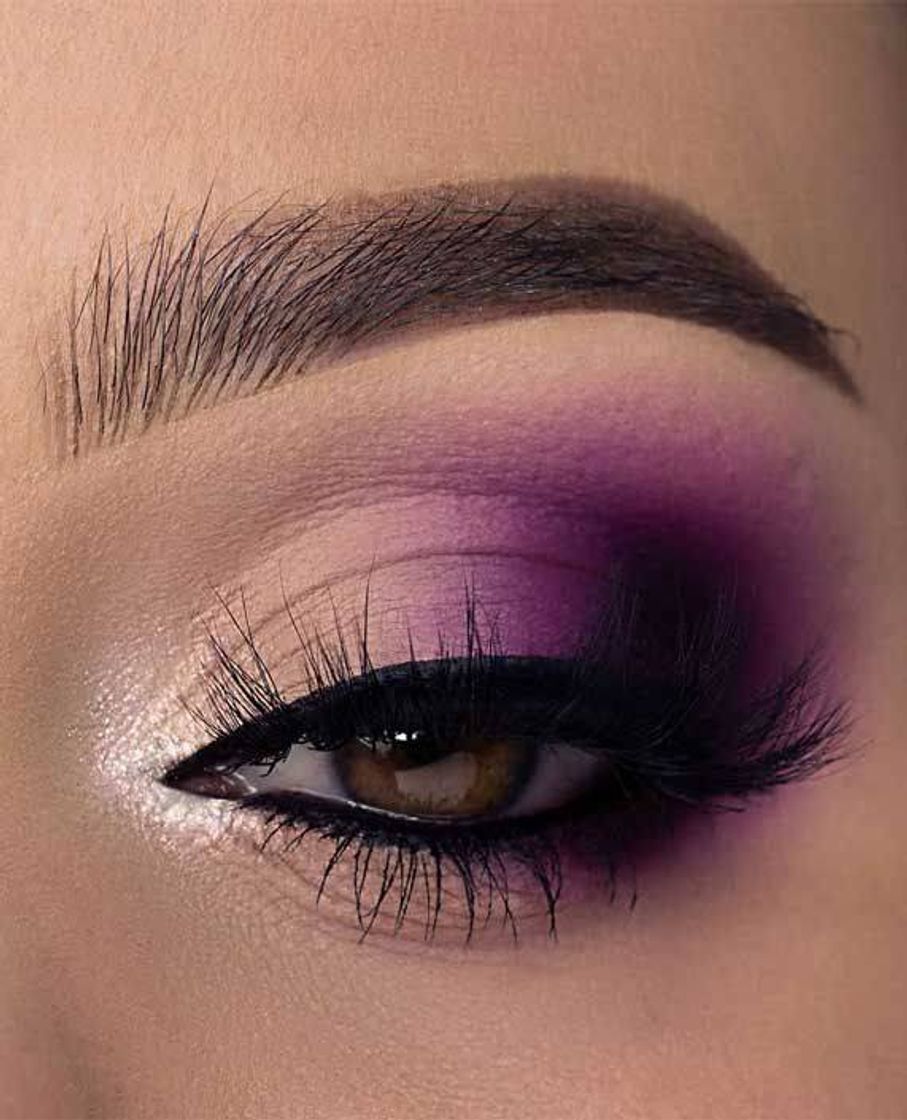 Fashion Make esfumaçado roxo