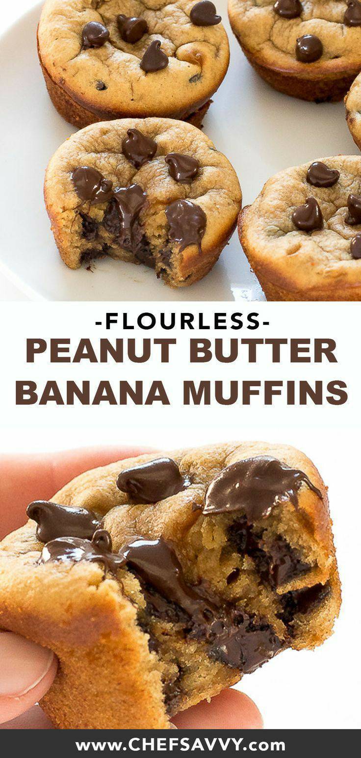 Moda Chocolate Peanut Butter Banana Muffins