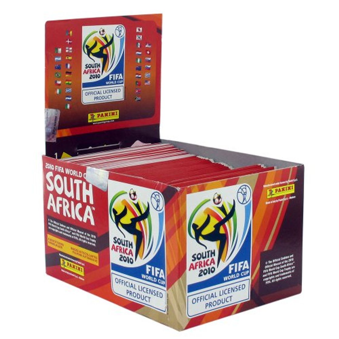 Product Panini 2010 FIFA World Cup Sudáfrica Pegatinas – 1 Caja, 100 Paquetes