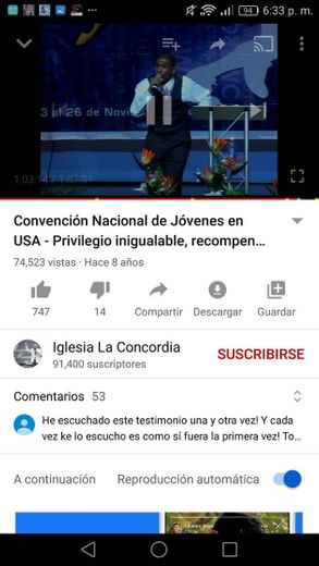 Conversión de jóvenes usa