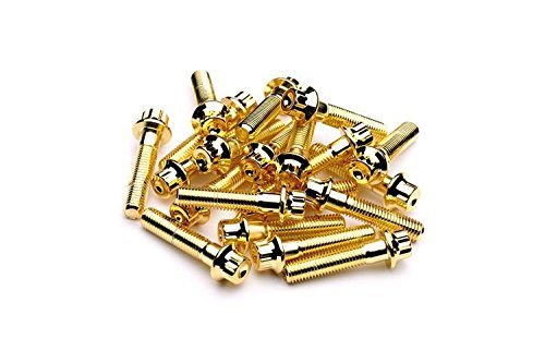 Places SRR hardware dorado separar borde tornillos M7 x 32 mm 10