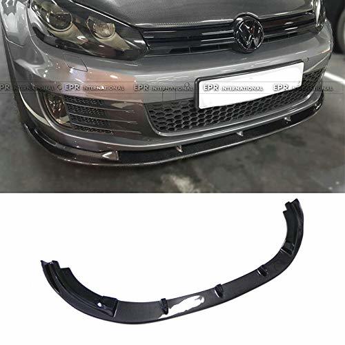 Place EPR for Golf MK6 GTI H2-Style Carbon Fiber Front Bumper Lip Body