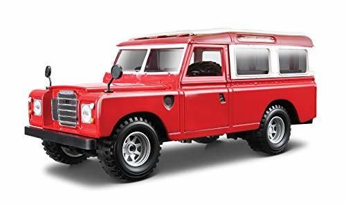 Bburago - Land Rover Series II, Color Rojo